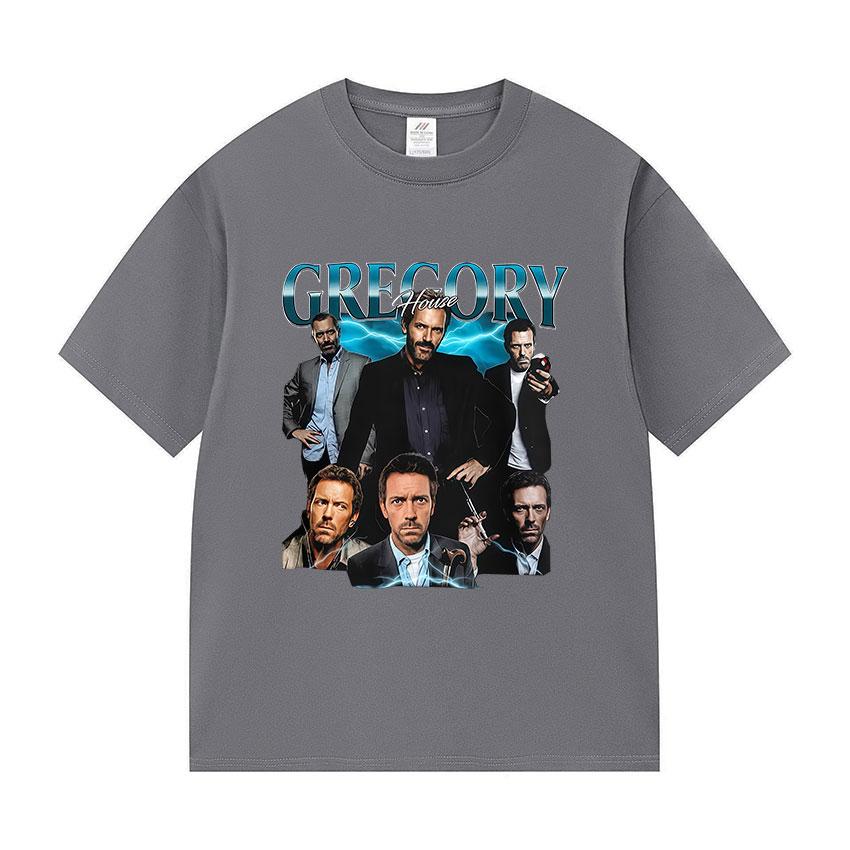 Dr Gregory House MD Funny Meme T Shirt Women Gothic Fashion Short Sleeve T-shirts Vintage High Quality Cotton T-shirt Streetwear