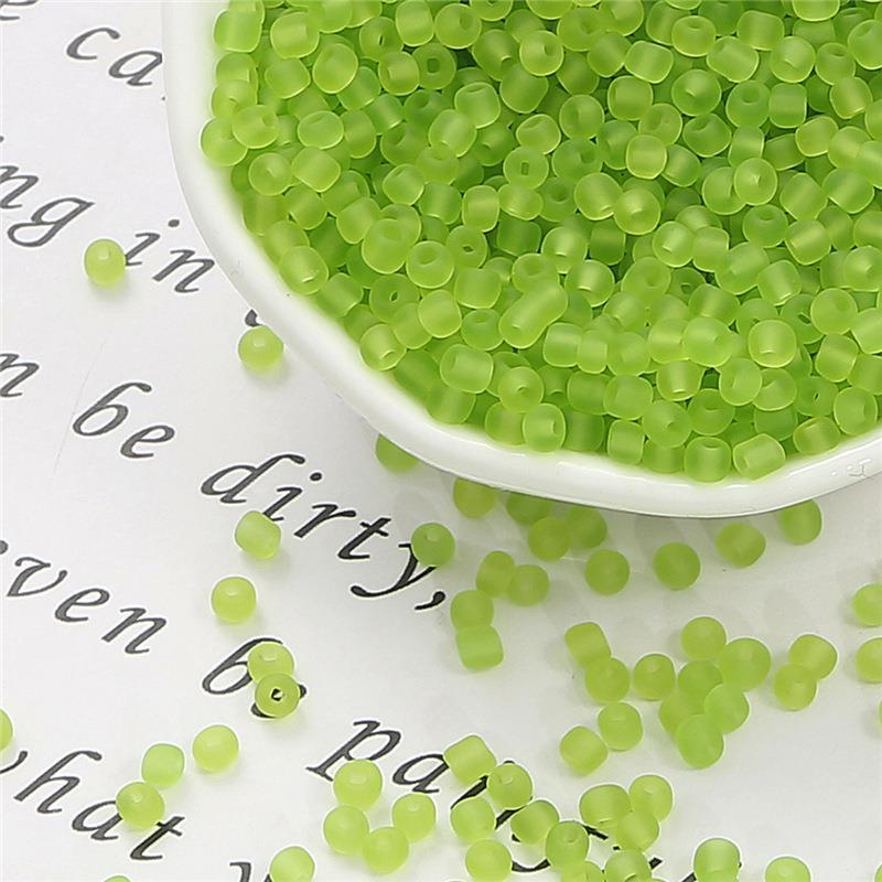 Frosted Transparent Rice Beads for DIY Bracelets, Necklaces, Hairpins, Tassels