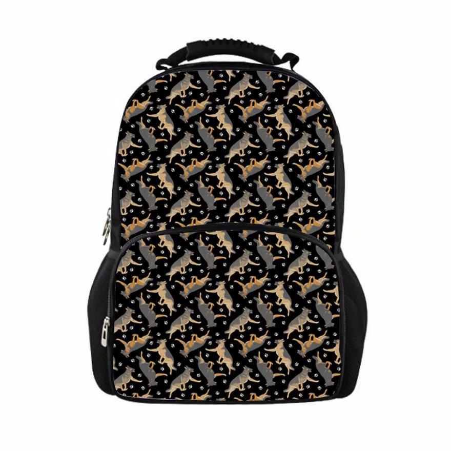 german shepherd school backpack