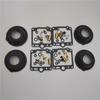 4 Set Carburetor Rebuild Kit with Diaphragm Vacuum For Yamaha XJ700X Carb Repair