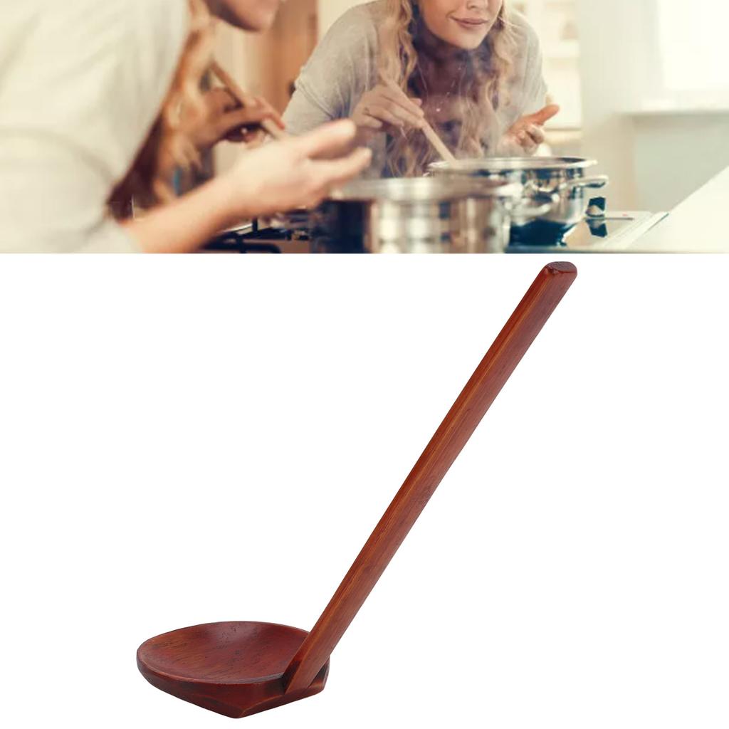 5Pcs Wooden Spoons Sturdy Handle Hand Polished Smoother Light Weight Japanese Tortoise Spoon for Restaurant Gifts