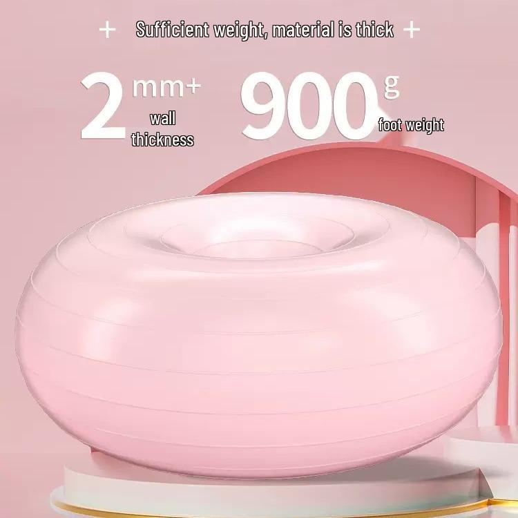 Anti-Burst Donut Yoga Ball for Pregnant and Postpartum Pilates Core Training