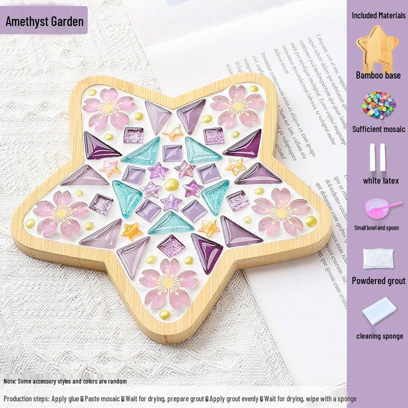 DIY Mosaic Coaster Kit for Kids: Creative Father's Day Craft