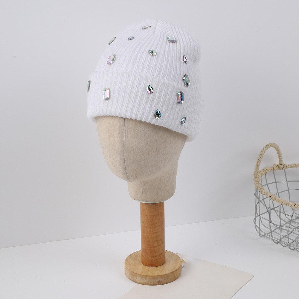 Custom Luxury Casual Autumn Winter Knitted Beanie Hat Soft Warm Black Acrylic Unisex Adults Hand Embroidery Common