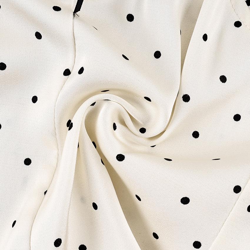 Women Polka Dot Corset Top Lace Trim Tie Shoulder Straps Bustier Slim Fit Satin Camisole Summer Party Clubwear Going Out Crop Top