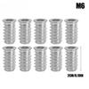 1050X Threaded Inserts Wood Insert Nuts Carbon Steel Woodworking Nuts Inserts Wood Bolt Furniture Screw Hardware Hexagon Nuts