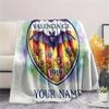 Custom Name Valencia CF2 Flannel Blanket, High quality Comfortable for All Seasons, Home Decor, Warmth and Comfort