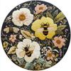 1pc Bee and Flower Pattern Embroidery DIY Fabric Craft Kit with Tools