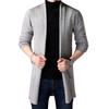 Sweater Coats Men Fashion Autumn Men's Slim Long Solid Color Knitted Jackets Fashion Male Casual Sweaters Cardigan Outwear