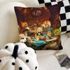 Anime Wakfu Pillow Case Fashion Square Pillowcase Bedroom Sofa Room Ins Decoration Leisure