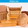 10 Ft Bamboo Rattan Weaving Cane Bundle of 2/3/7 Bamboo Strips Weave Basket Weaving Supplies for Crafting DIY Making, Wooden