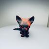 12cm Creative Mini 3D Printing Cute Siamese Pet Cat Toy New Simulation Animal Home Decoration Model Children Birthday Gift