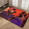 Heavy Metal Rock Roll Music Megadeths Door Mat Washable Non-Slip Living Room Sofa Chairs Area Mat Kitchen Toilet Rug