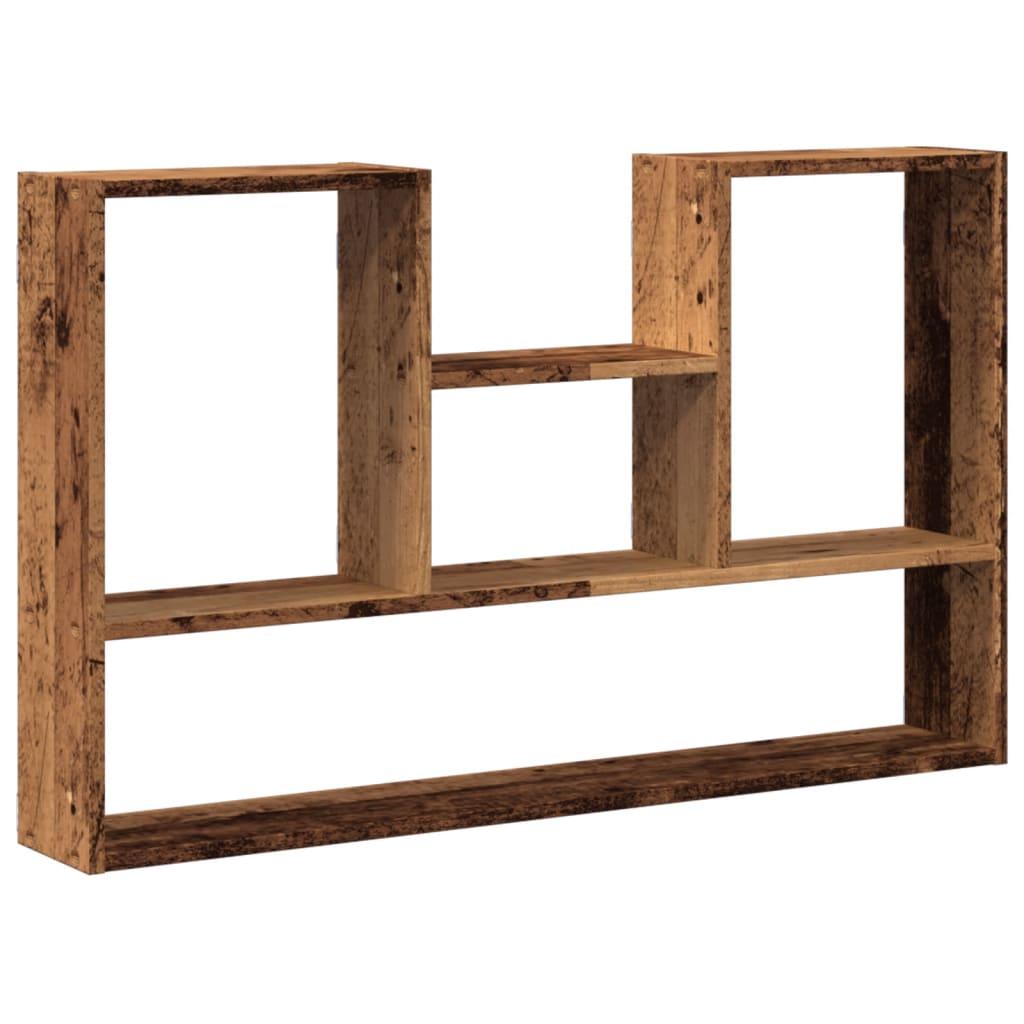 Vintage Wandregal, Wanddekoration Ablage, Ausstellungsregal, 99x15x60 Cm