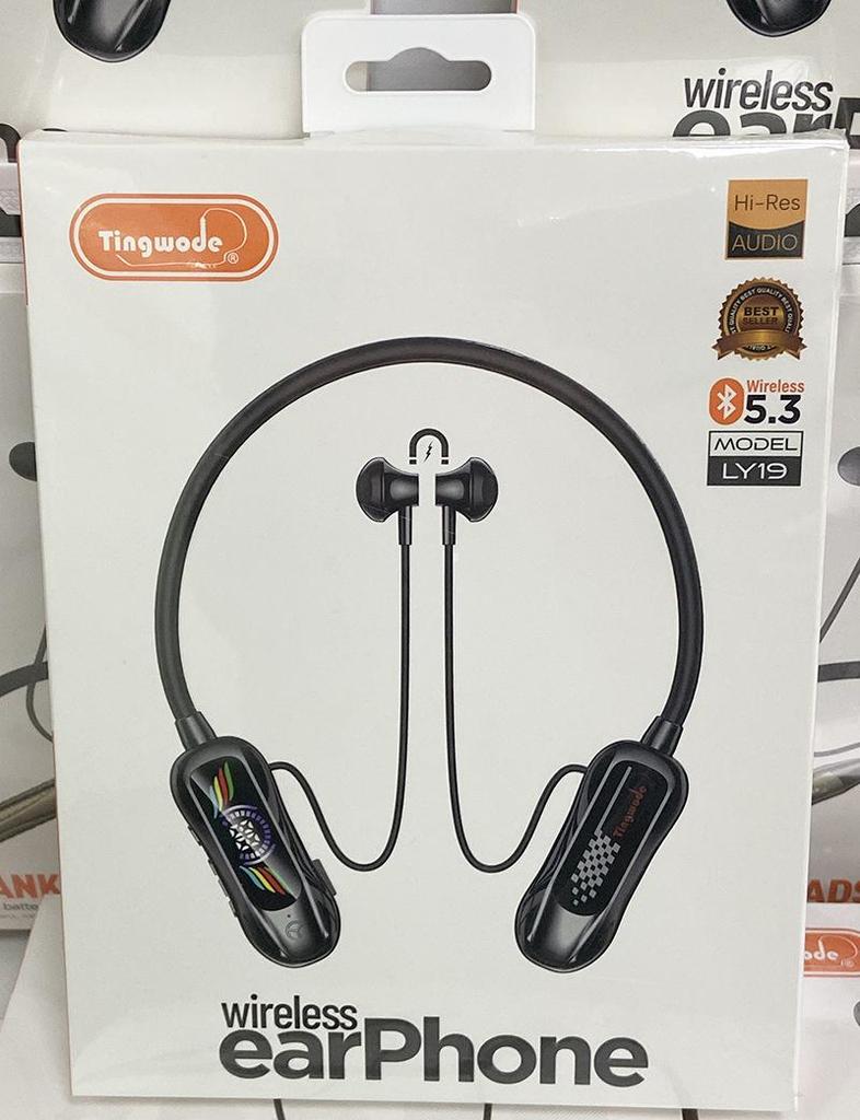 Top-Selling Neck-Hanging Wireless Headphones with HD Sound, Power Display, and Long Battery Life
