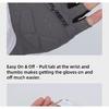 YKYWBIKE Cycling Gloves Woven Aerodynamic Striped Bicycle Sports Gloves Anti-Slip Riding Gloves Shock-absorbing Road Bike Gloves