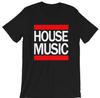 House Music Logo T-shirt Mens Kids Womens: RUN DMC Parody, Electronic Music DJ