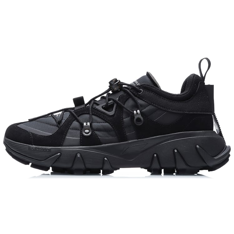 Li Ning Wu Xing 1 Cushioning Slip Resistant Abrasion Resistant Support Low top Performance Basketball Shoes Men's Black AGBR003-12