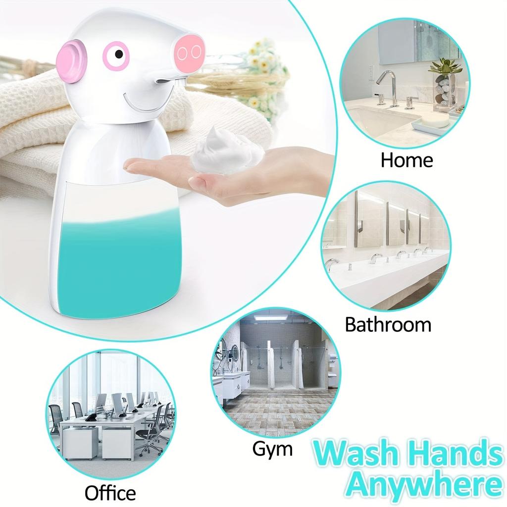 Automatic Soap Dispenser Touchless Sensor Foam High Capacity Smart Liquid Soap Dispenser with Adjustable Switch Cleaning Foam Machine
