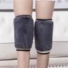Winter Warm Knee Pads Fleece Lined Thick Cold Proof Magic Strap Joint Protection Men's Women Windproof Unisex Practical 1 Pc