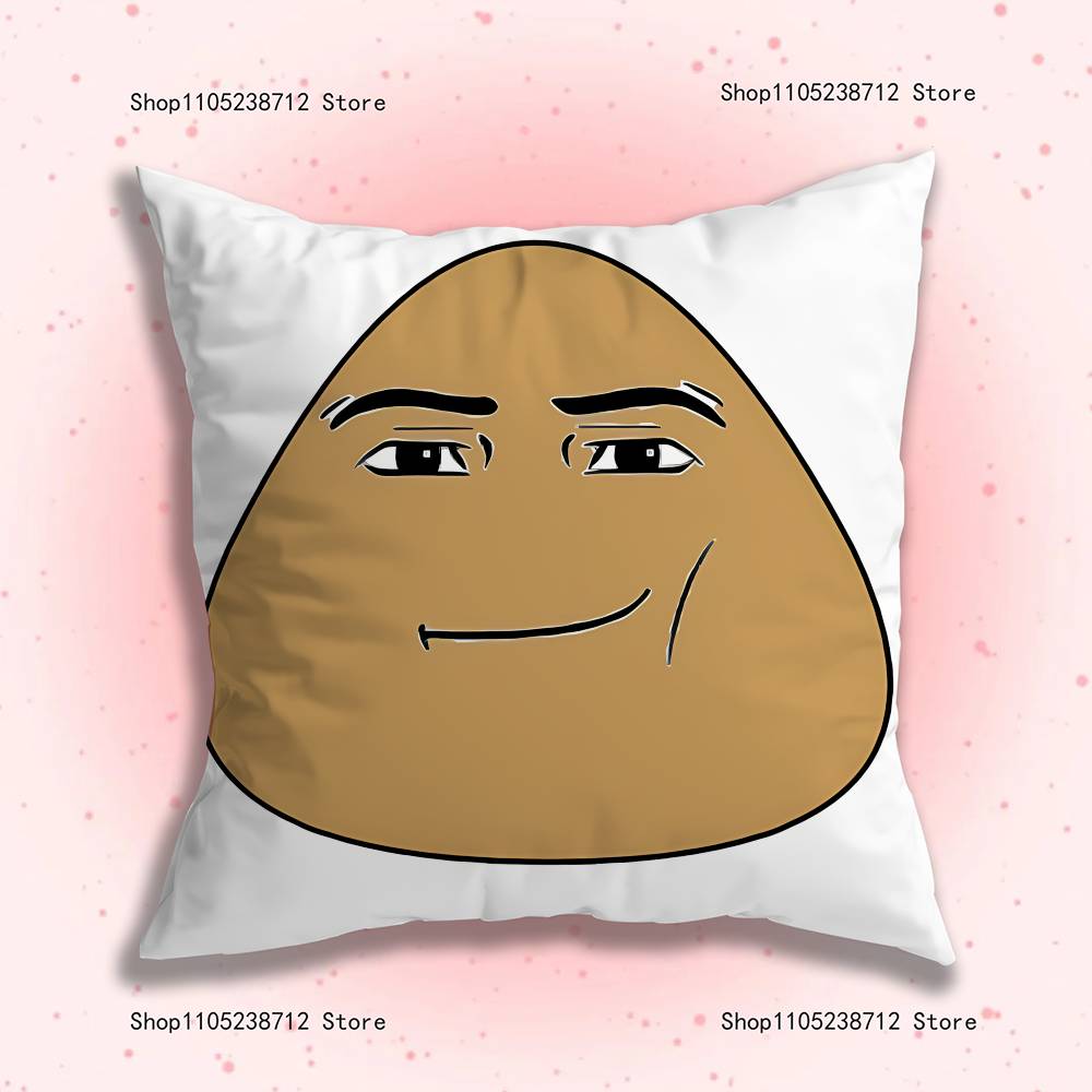 My Pet Alien Emo Noteit Pou Pillowcase Pillowslip Cushion Plush Boys Girls Cartoon Anime Kawaii Decoration Birthday Cute Gifts