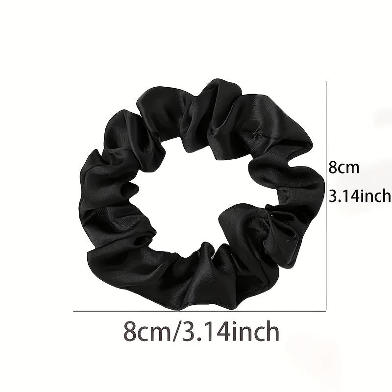 5-piece set of simple solid color satin headband, gentle and non damaging to hair, suitable for daily wear or activity use