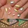 Rotate Smooth Nickel Vibration VIB Lure Fishing Attractor Spinner Metal WillowMetal Blades