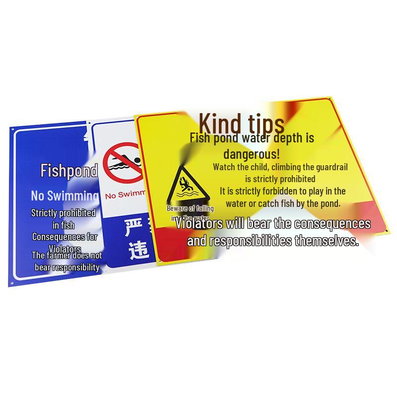 Haisidike HK-5013 Deep Water Danger Warning Sign