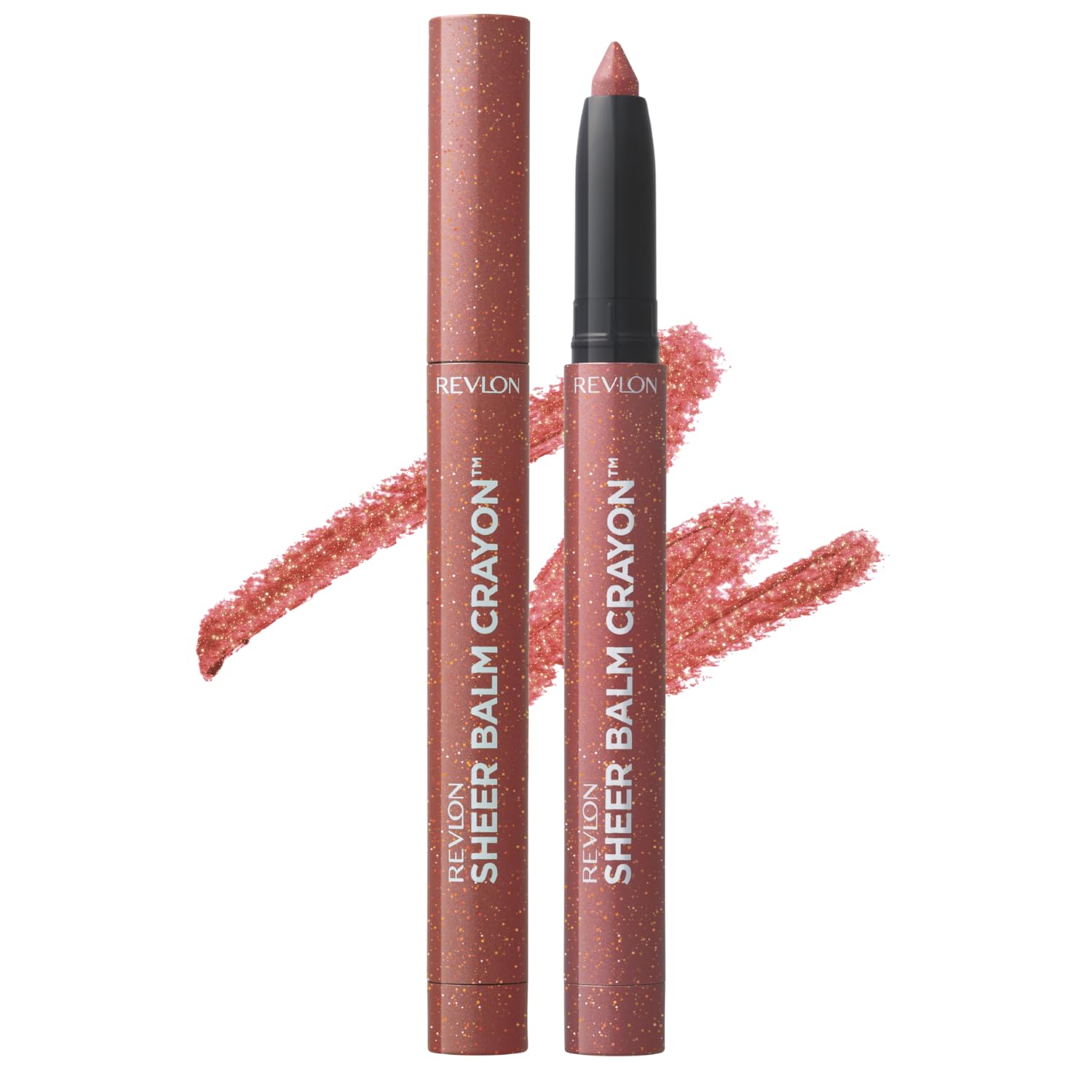 Revlon Sheer Balm Crayon 014 Melancholic Rose (Color Image Brown) Lip Color Liner 1.1g