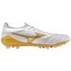 Mizuno MORELIA NEO IV B ELITE Soccer Shoes Unisex White Gold P1GA264350