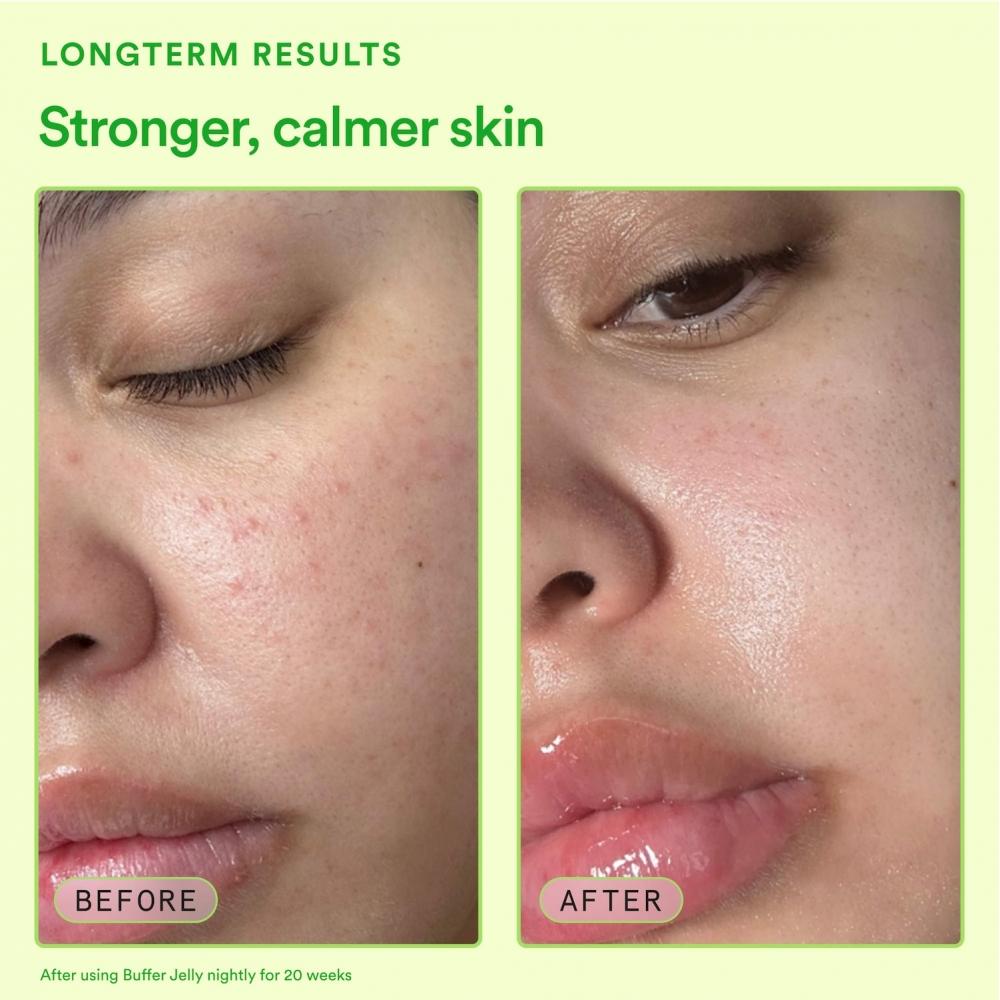 Experiment Buffer Jelly Facial Oil Gel For Barrier Support 1 Oz 30 Ml