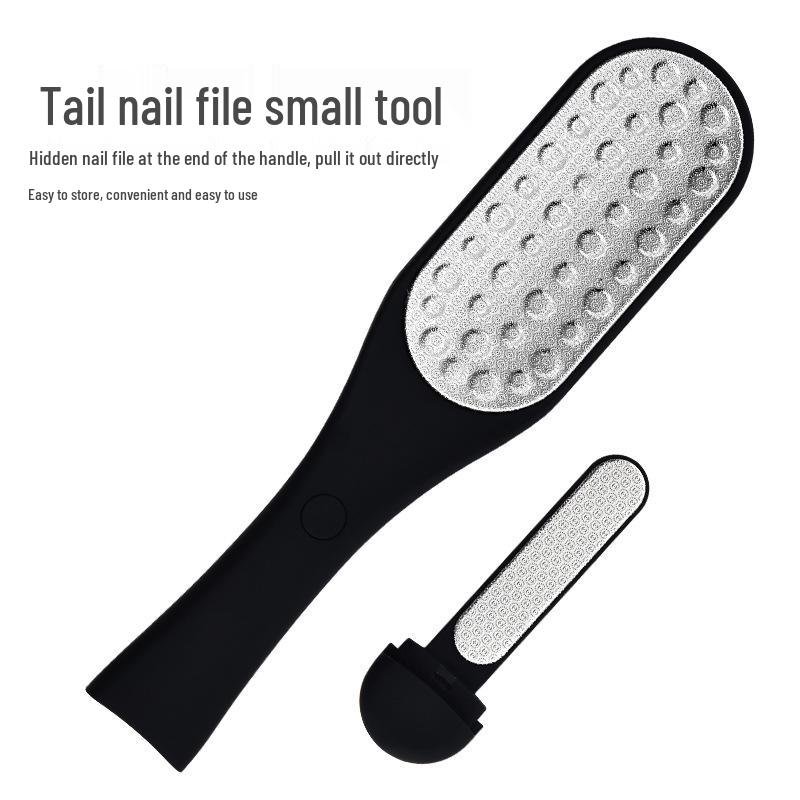 Dual-Sided Coarse & Fine Foot Scraper - 304 Stainless Steel Dead Skin & Callus Remover