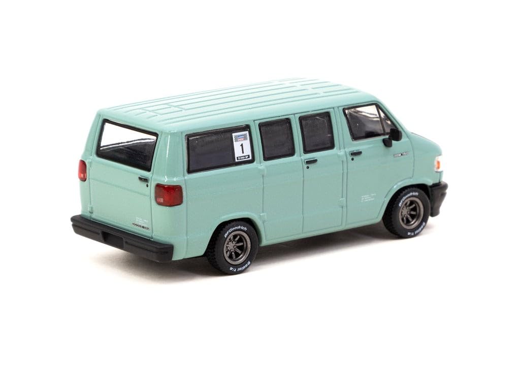 TARMACWORKS Dodge Van Light Green Finished Model 1/64 T64G-TL032-LG