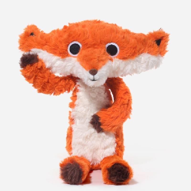 Adorable 38cm Dewar Fox Plush Toy Soft Stuffed Animal Cute Birthday Gift For Girls