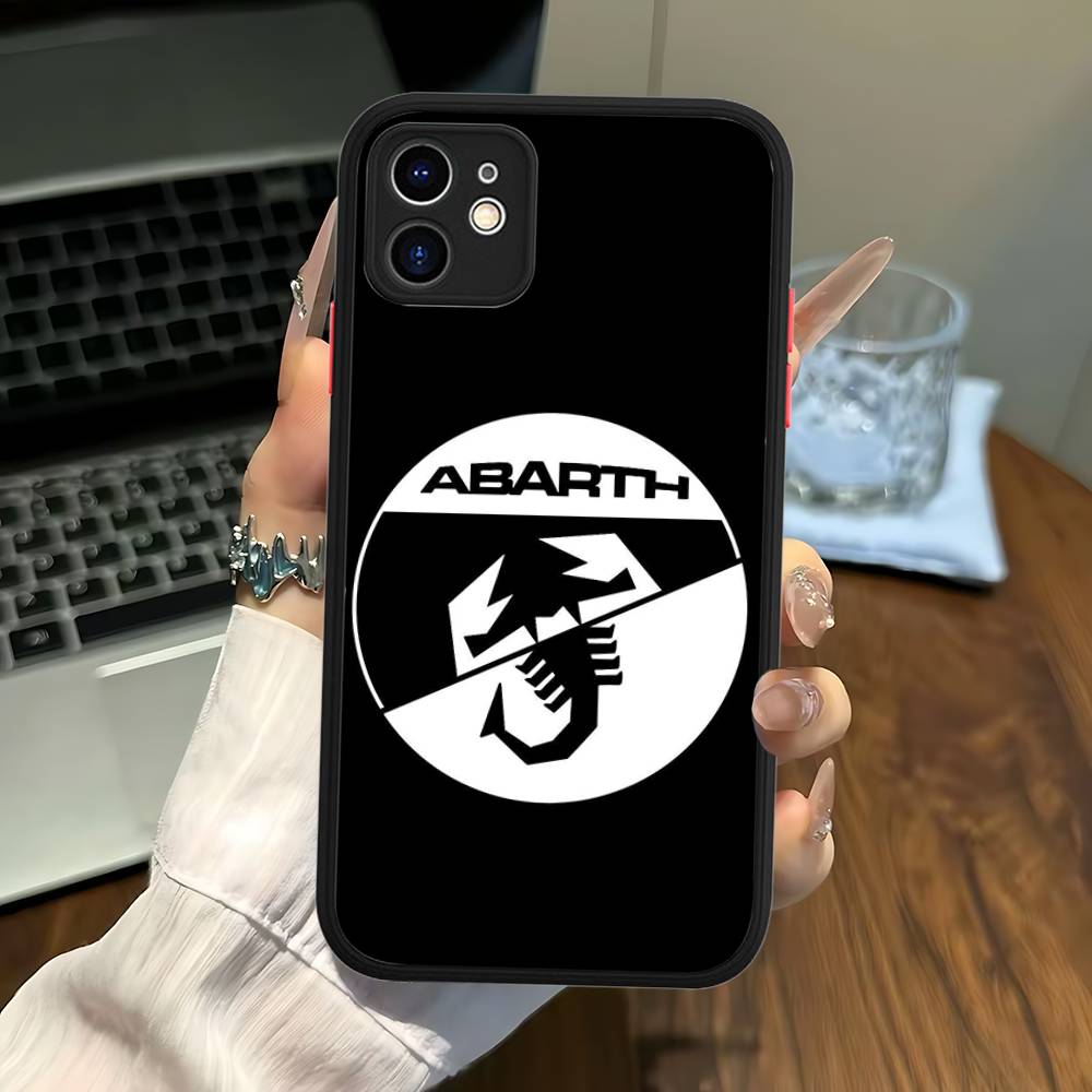 Bath Mats A-AbarthS-S Phone Case For IPhone 11 12 13 14 15 16 Pro Plus X XS MAX Matte Bumper Shockproof Cover