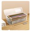 Student Simple Stationery Box Pencil Case Water Pen Case Stationery Transparent Pen Holder