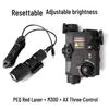 PEQ Adjustable Brightness Tactical Laser Box Lamp for Toy Guns (20MM Universal Fit)