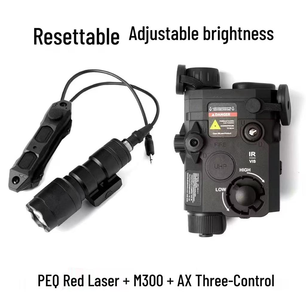 PEQ Adjustable Brightness Tactical Laser Box Lamp for Toy Guns (20MM Universal Fit)