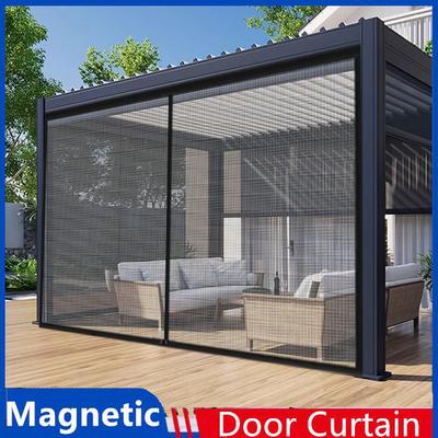 Moustiquaire Magnétique Améliorée 2026 avec Fermeture, Entrée Mains Libres Auto-Obturante, Moustiquaire Temporaire pour Porte Patio - Garde les Insectes Dehors Laisse Entrer la Brise