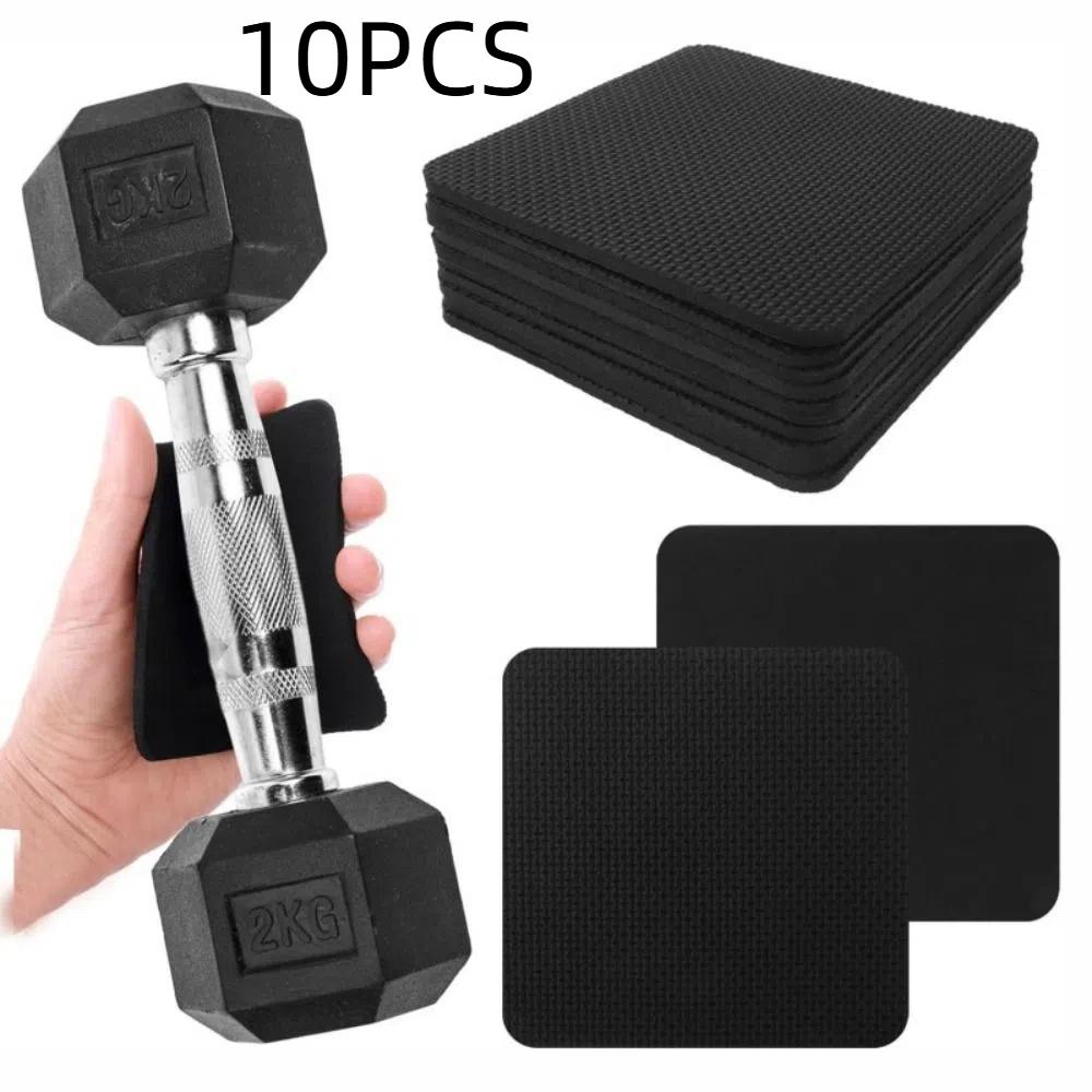 10PCS Non-slip Weightlifting Hand Protect Pads Silicone Gym Training Pad  Weightlifting