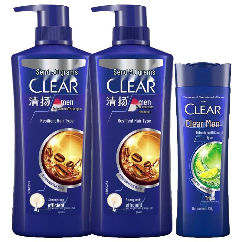 Набор шампуней Clear Men против перхоти Сила и Устойчивость