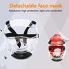 Tactical Helmet Air Holes Wear-resistant Mouth Padded Not Easy To Break Anti-attack Protective Equipment Transparent Karate Tactical Helmet Face Cover