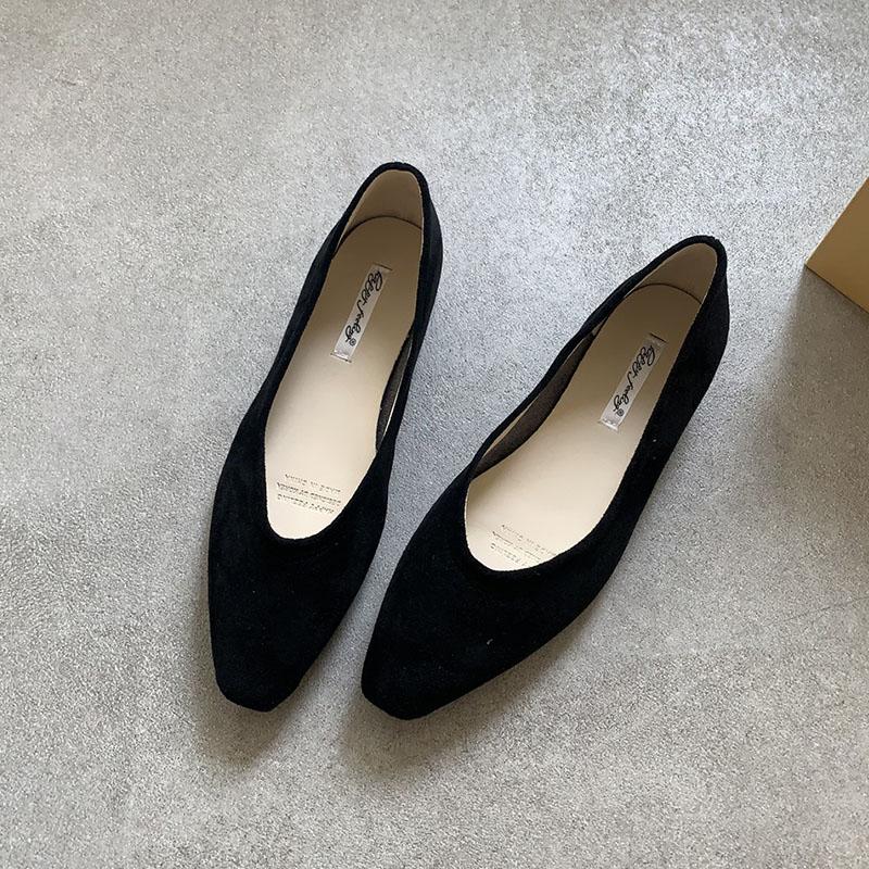 

Модная женская летняя весенняя обувь, балетки, слипоны для женщин, повседневные модные неглубокие женские балетки с обувью 35 чёрный