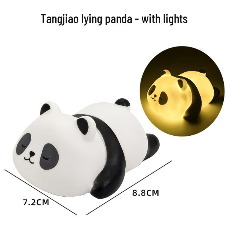 Adorable Panda Cake Toppers - Cartoon Resin Crafts for Birthdays and Baking Decorations