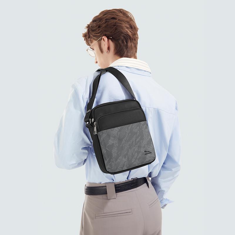 New JAGUAR Fabric Shoulder Bag Regular Men's Black JX1T1220371101