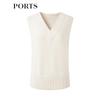 Ports Women's Half-High Collar Cashmere Blend Sweater
