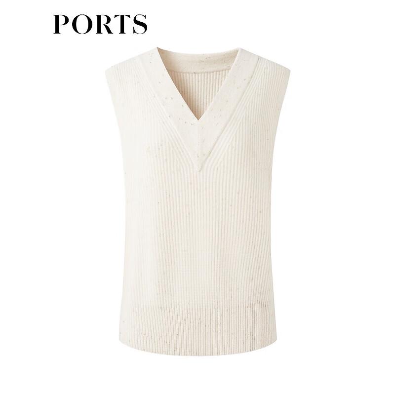 Ports Women's Half-High Collar Cashmere Blend Sweater