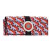 Montblanc X Maison Kitsuné Collaboration Casual Logo Leather Clutch Crossbody Bag Men Bags Orange 129017