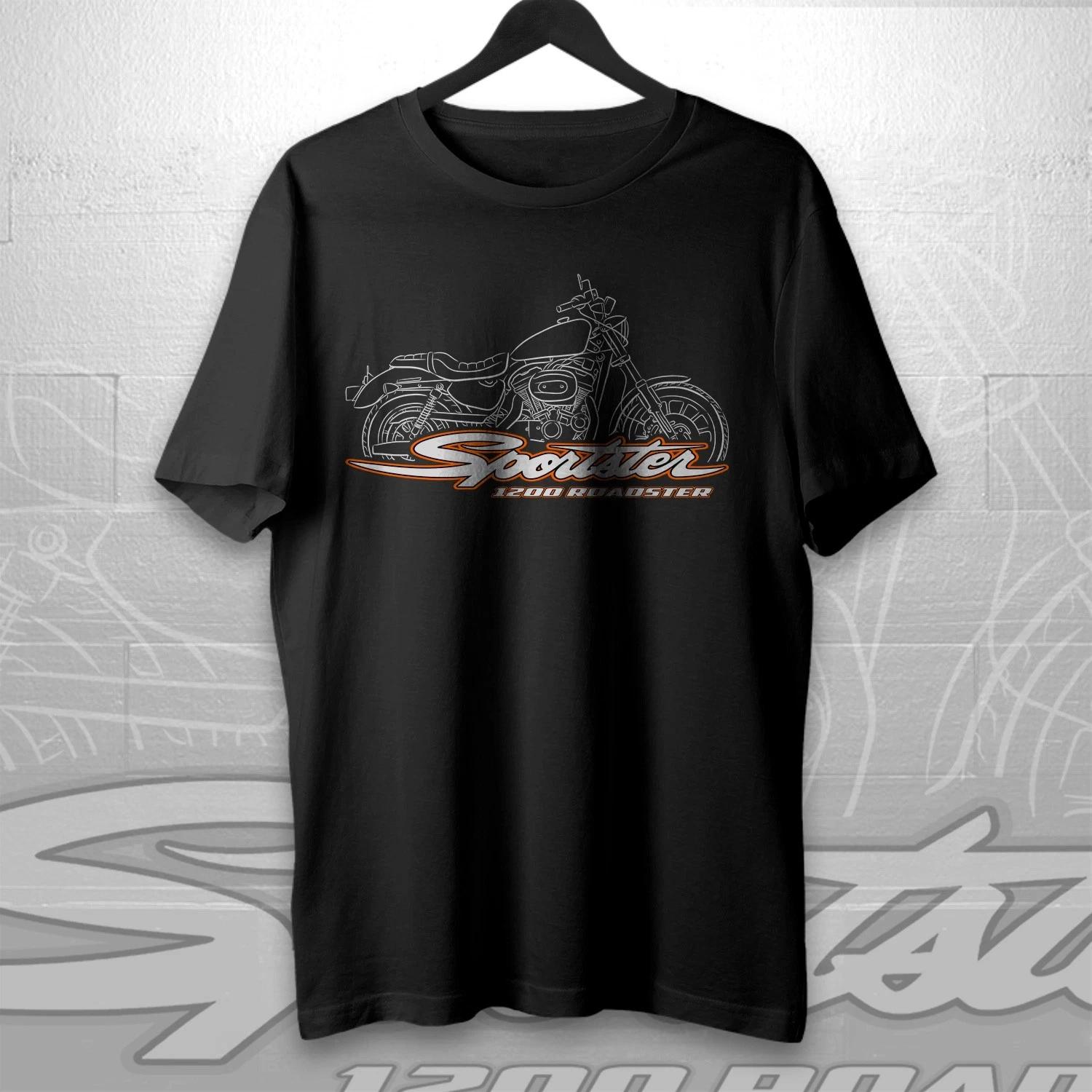 

Harley-Davidson Sportster 1200 Roadster 2004-2008 Motorcycle T shirt for Riders S