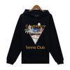 Herbst und Winter Neu Casablanca Casablanca Buchstabendruck Kapuzenpullover Frottee reine Baumwolle Herren und Damen gleicher Stil